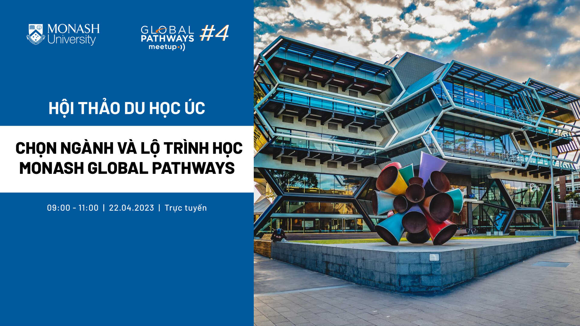 Banner Chọn ngành và lộ trình học Monash Global Pathways