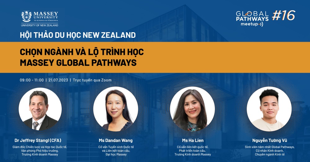 Diễn giả Massey Global Pathways Meetup